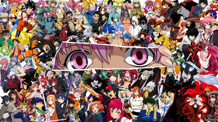 Collage of Anime Characters