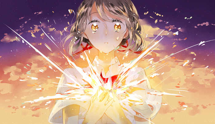 Mitsuha Miyamizu from Kimi no Na wa.