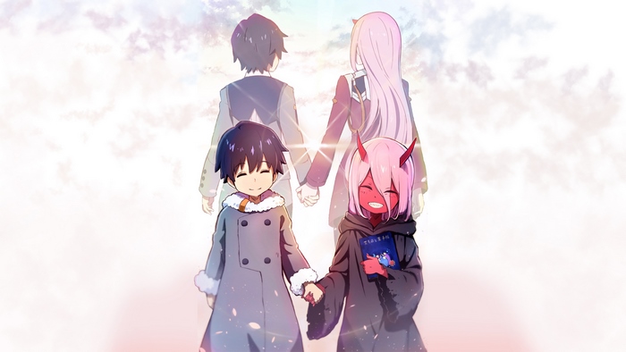 Zero Two from Darling in the FranXX at Sunset
