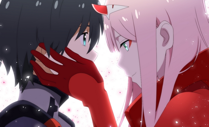 Intimate Moment with Zero Two from Darling in the FranXX