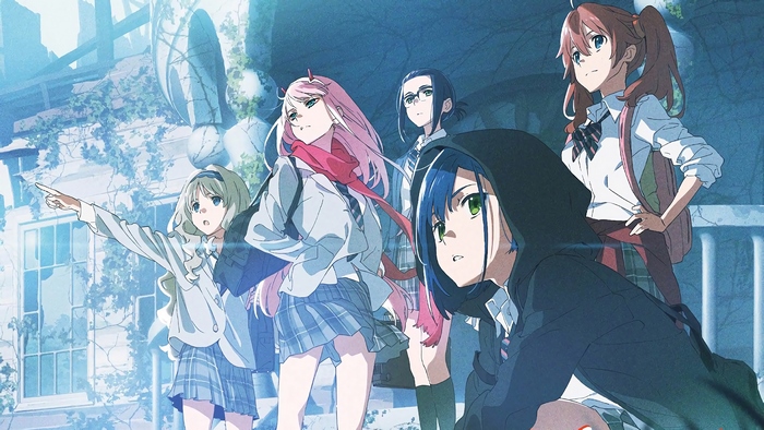 Zero Two and friends from Darling in the FranXX