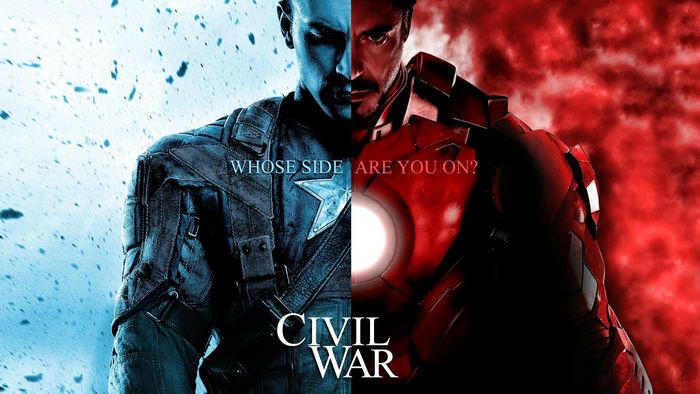 Captain America and Iron Man from Marvel's Civil War