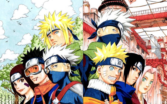 Sasuke Uchiha in Vibrant Outdoor Scene