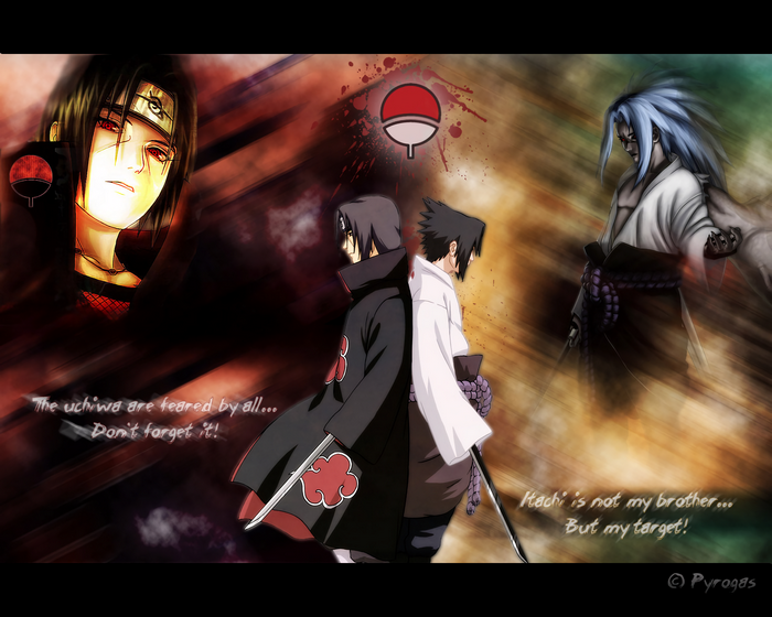 Sasuke and Itachi Uchiha from Naruto