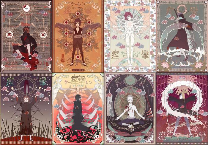 Naruto Akatsuki Members Collage