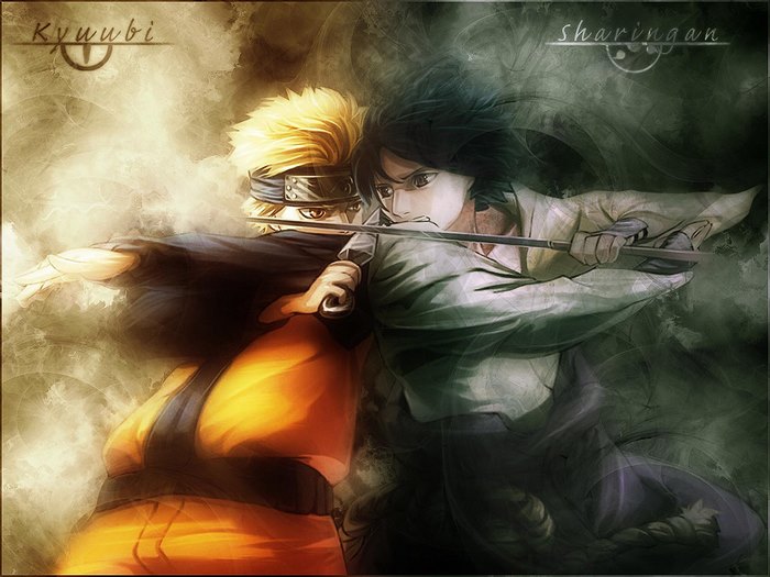 Naruto and Sasuke from Naruto