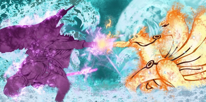 Sasuke Uchiha vs. Nine-Tails