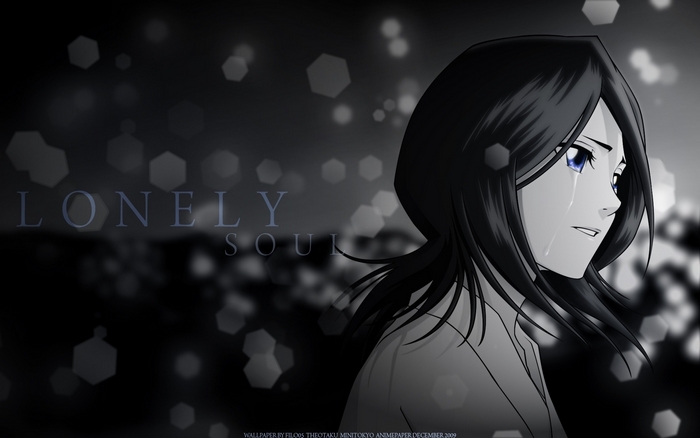 Rukia Kuchiki from Bleach crying