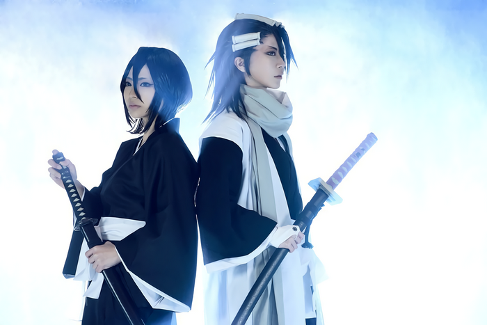 Rukia Kuchiki and Renji Abarai from Bleach