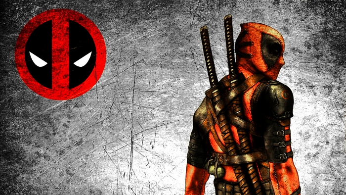 Deadpool logo and character