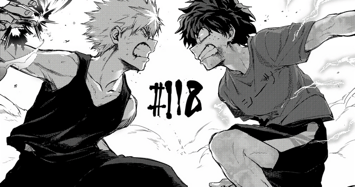 Katsuki Bakugo and Izuku Midoriya from My Hero Academia