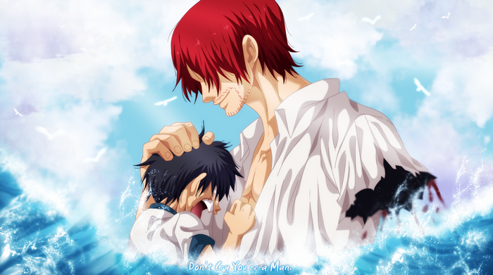 Emotional Monkey D. Luffy Father and Son Moment