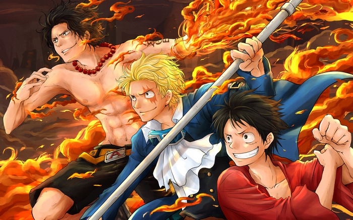 Fiery Battle Ready Monkey D. Luffy
