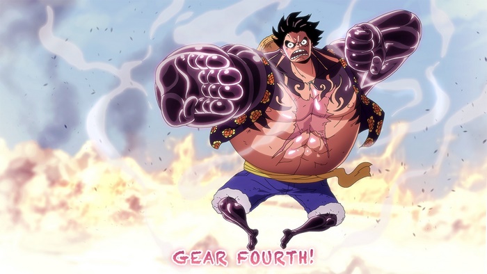Monkey D. Luffy from One Piece in Gear Fourth