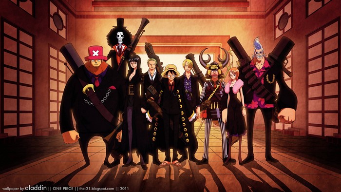 One Piece characters in suits