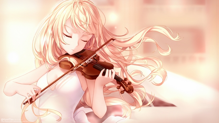 Kaori Miyazono playing the violin