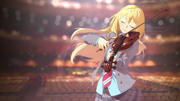 Kaori Miyazono playing the violin