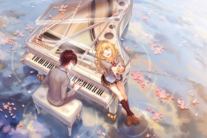 Kaori Miyazono playing piano
