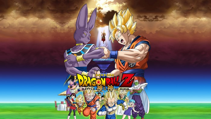 Goku and Beerus from Dragon Ball Z: Battle of Gods