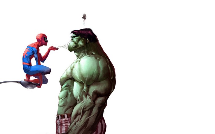 Spider-Man and Hulk