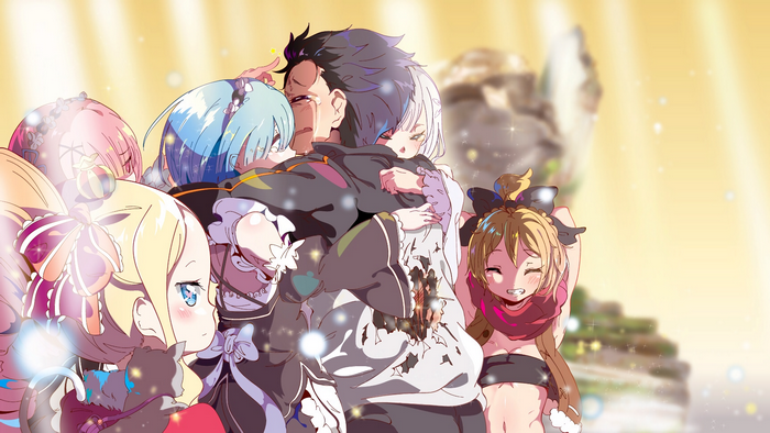 Subaru and friends from Re:ZERO