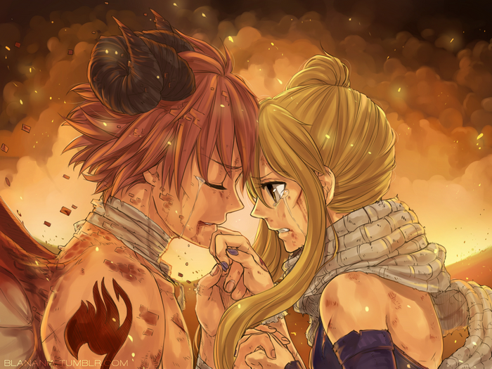 Natsu Dragneel and Lucy Heartfilia from Fairy Tail