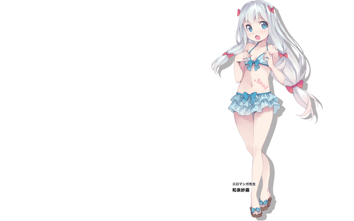 Sagiri Izumi from Eromanga Sensei in a bikini