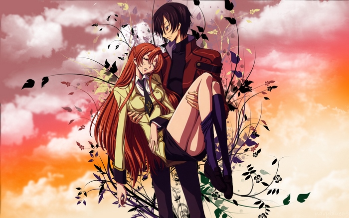 Lelouch Lamperouge carrying Nunnally vi Britannia