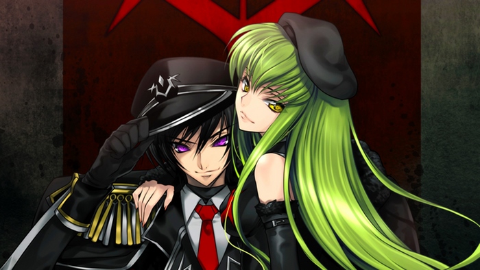 Lelouch Lamperouge and C.C. from Code Geass
