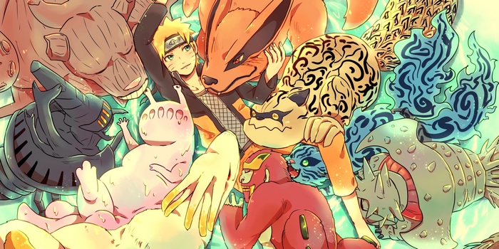 Naruto Uzumaki and the Nine Tailed Beasts