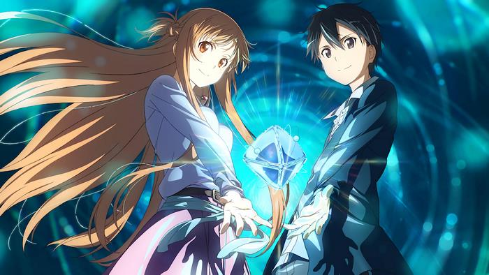Asuna and Kirito from Sword Art Online