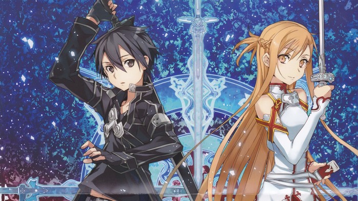 Kirito and Asuna from Sword Art Online