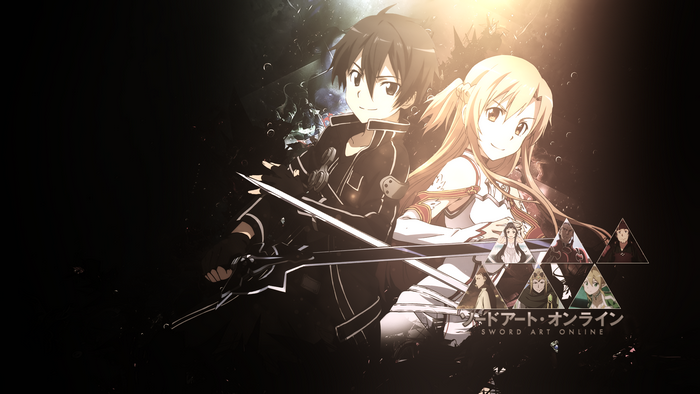 Kirito and Asuna from Sword Art Online