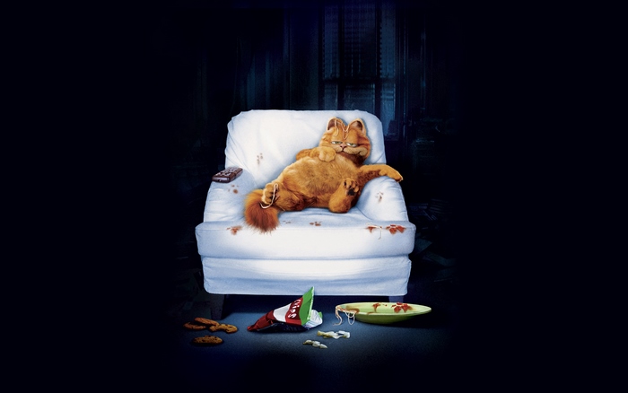 Garfield on a Couch