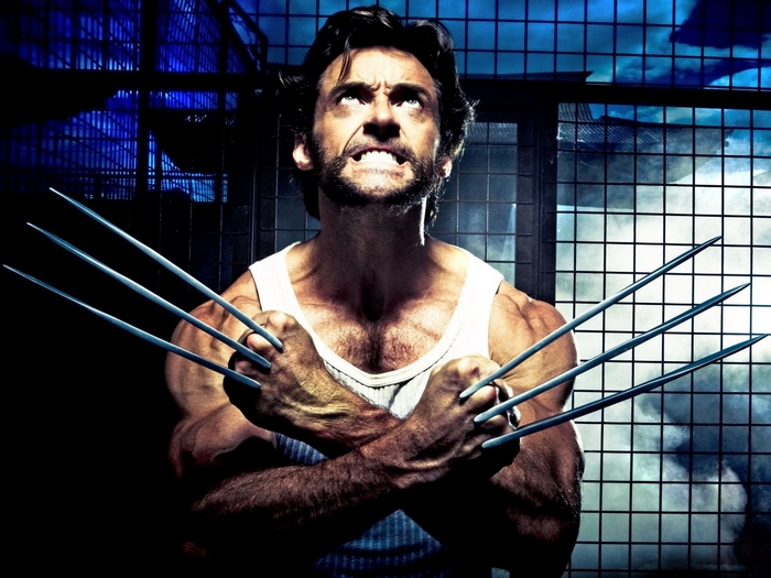Wolverine with Adamantium Claws