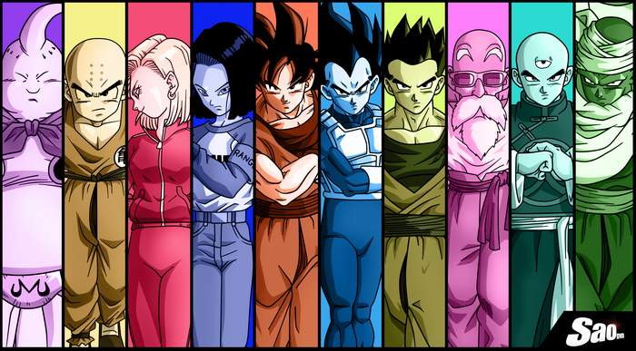 Dragon Ball Z characters lineup