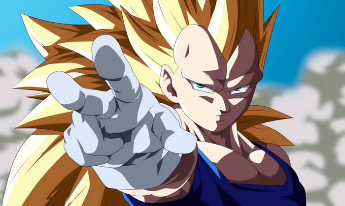Vegeta Super Saiyan 3 from Dragon Ball