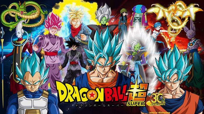 Dragon Ball Super characters montage