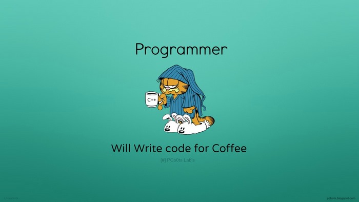 Garfield the Programmer Will Write Code for Coffee