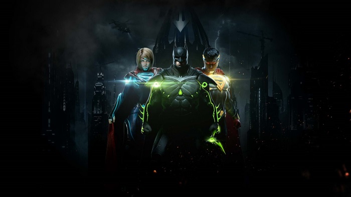 Batman, Superman, and Supergirl from Injustice 2