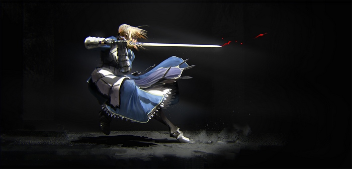 Saber from Fate Series