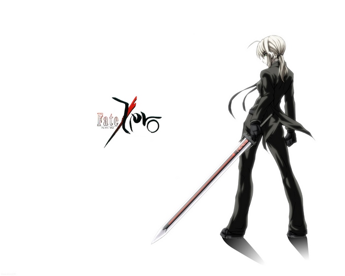 Saber from Fate/Zero holding a sword