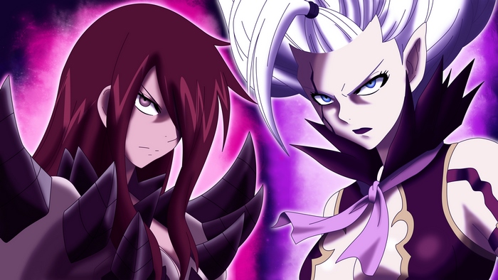 Erza Scarlet and Minerva Orland from Fairy Tail