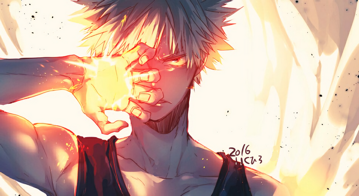Katsuki Bakugou from My Hero Academia