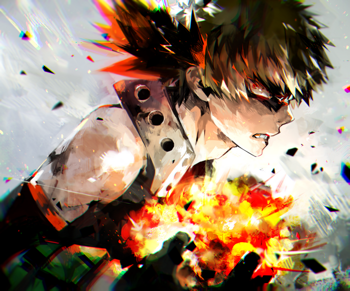 Katsuki Bakugou from My Hero Academia
