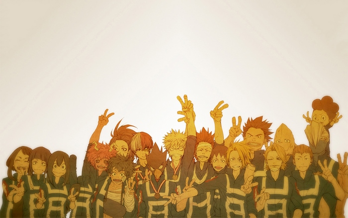 Katsuki Bakugou My Hero Academia Group Photo
