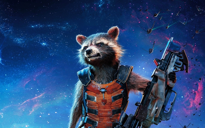 Rocket Raccoon from Guardians of the Galaxy