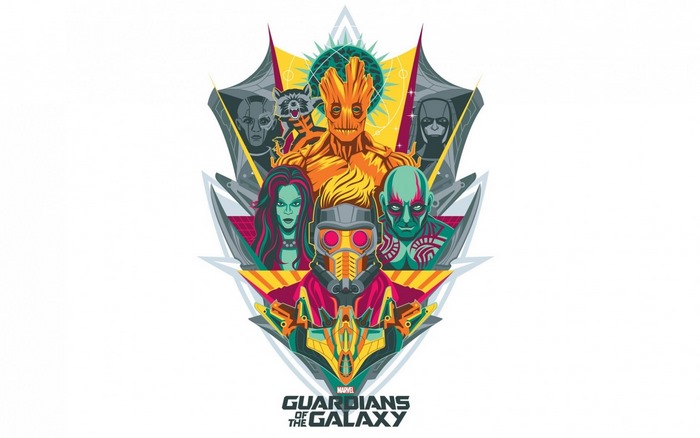 Guardians of the Galaxy characters poster