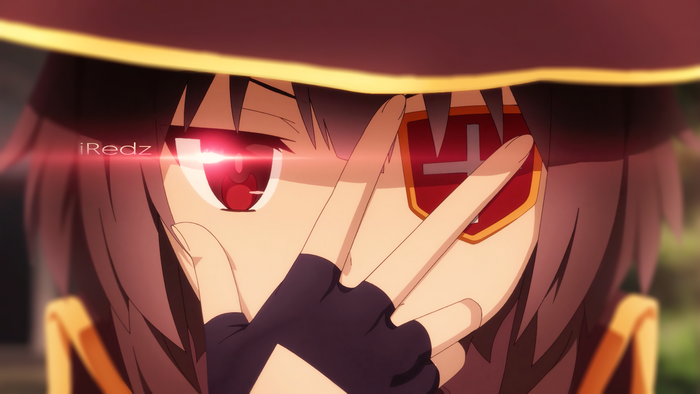 Megumin's Intense Magic Gaze from KonoSuba