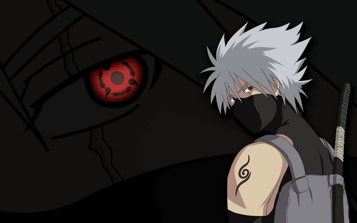 Kakashi Hatake with Sharingan Eye